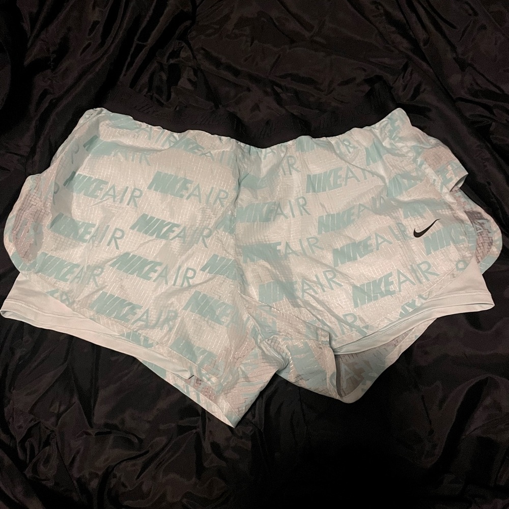 teal nike air shorts
